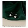 Sterling Silver Natural Pearl Earrings Hypoallergenic Ears