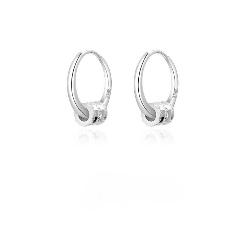 Women's Sterling Silver Hypoallergenic Ring Earrings