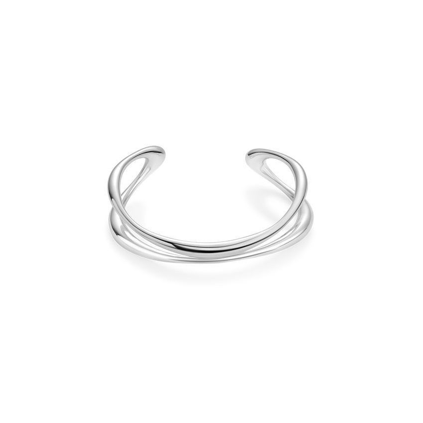 925 silver streamer double layer bracelet