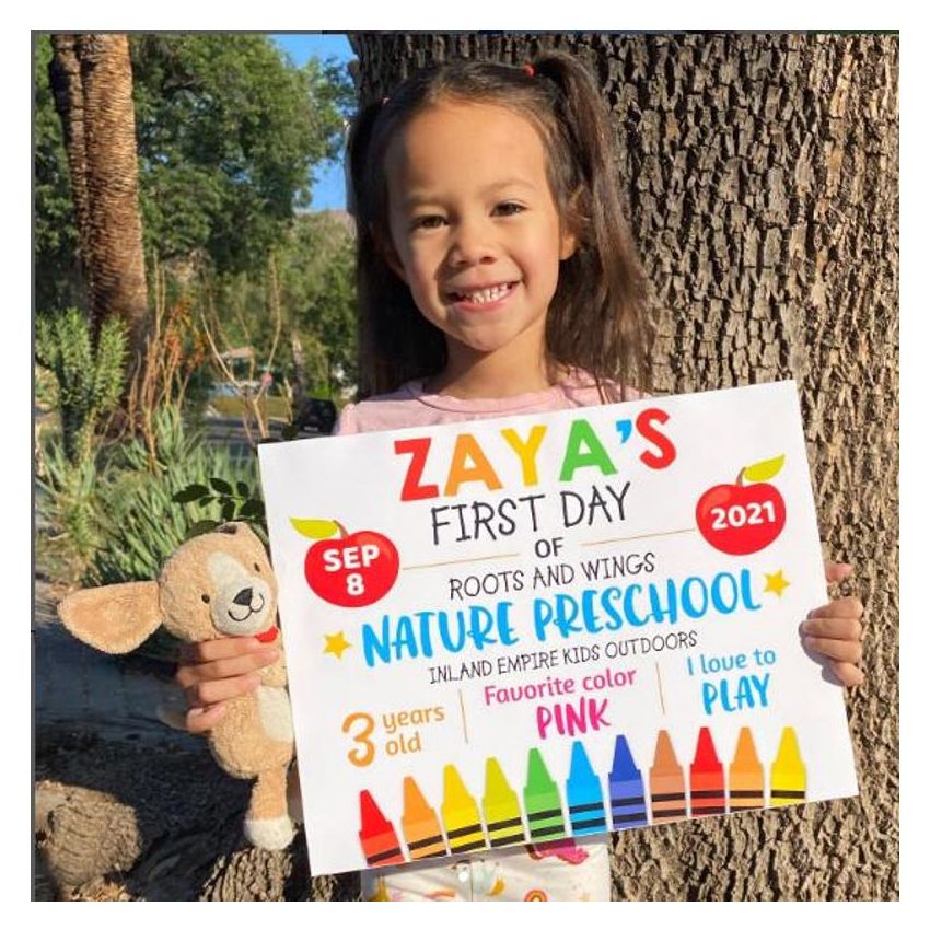 Editable First Day of School Sign, Personalized School Sign