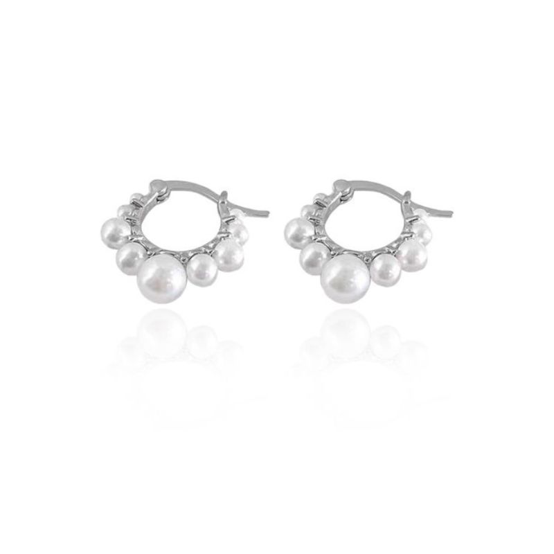 Sterling Silver Pearl Earrings